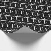 Papier Cadeau Lettre initiale monogramme E (Coin)