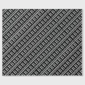 PAPIER CADEAU LETTRE INITIALE MONOGRAPHIQUE B (Plat)