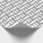 PAPIER CADEAU LETTRE INITIALE MONOGRAPHIQUE B (Coin)