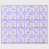Papier Cadeau Lettre L (Plat)