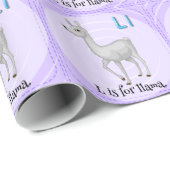 Papier Cadeau Lettre L (Coin rond)