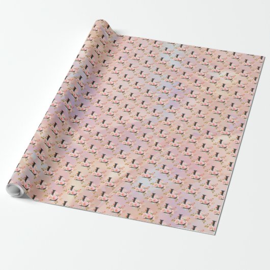 Papier Cadeau Lettre L (Déroulé)