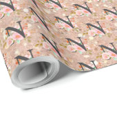 Papier Cadeau Lettre N (Coin rond)