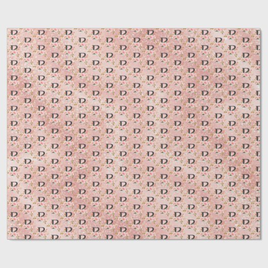 Papier Cadeau Lettre P (Plat)
