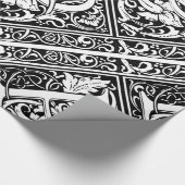 Papier Cadeau Lettre P Monogramme médiéval Art Nouveau (Coin)