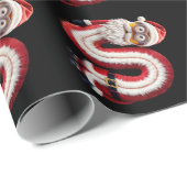 Papier Cadeau Lettre père Noël S (Coin rond)