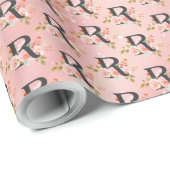 Papier Cadeau Lettre R (Coin rond)