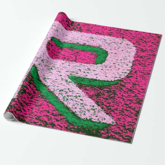 Papier Cadeau Lettre r (Déroulé)