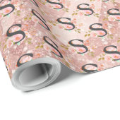Papier Cadeau Lettre S (Coin rond)