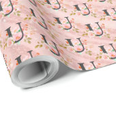Papier Cadeau Lettre U (Coin rond)