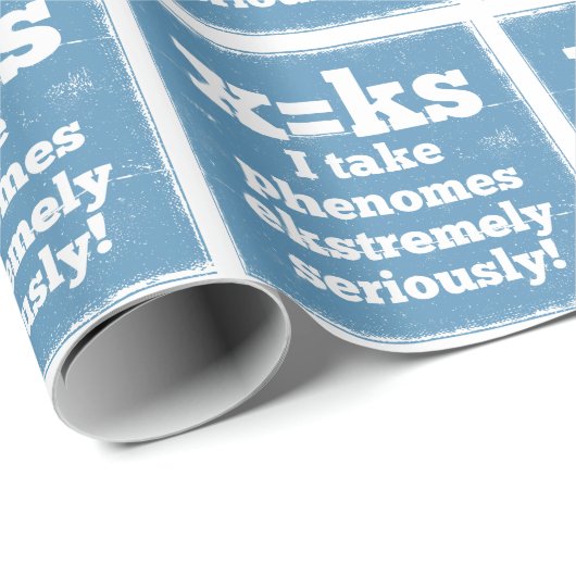 Papier Cadeau lettre x phenome k phonie sonore (Coin rond)