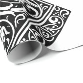 Papier Cadeau Lettre Y Monogramme médiéval Art Nouveau (Coin rond)