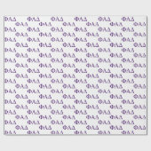 Papier Cadeau Lettres grecques Phi Alpha Delta (Plat)
