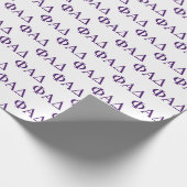 Papier Cadeau Lettres grecques Phi Alpha Delta (Coin)