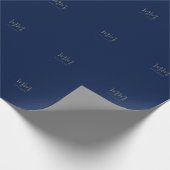 Papier Cadeau Lettres Initiales Professionnelles De Nom De Coule (Coin)