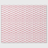Papier Cadeau Lettres Phi Sigma Kappa (Plat)