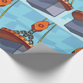 Papier Cadeau Levage de grue