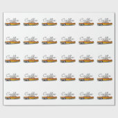 Papier Cadeau Lever de soleil de coutume de chariot (Plat)