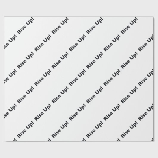 Papier Cadeau Levez-vous ! (Plat)