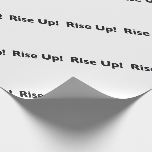 Papier Cadeau Levez-vous ! (Coin)