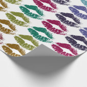 Papier Cadeau Lèvres colorées élégantes #35 (Coin)