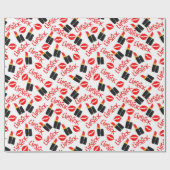 Papier Cadeau Lèvres en bâton (Plat)