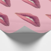 Papier Cadeau Lèvres, Papier à bouche, 30 po x 6 pi (Coin)
