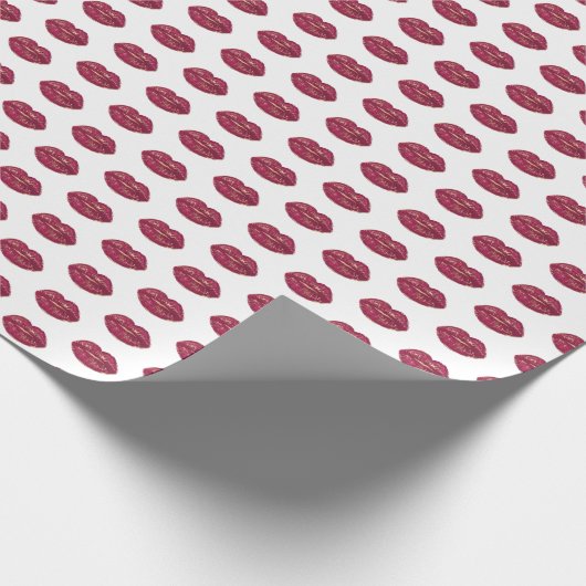 Papier Cadeau Lèvres rouges (Coin)