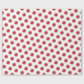 Papier Cadeau Lèvres Rouges Drôles (Plat)