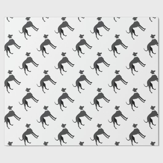 Papier Cadeau Lévrier (Plat)