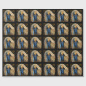 Papier Cadeau Lévrier Afghan (Plat)