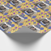 PAPIER CADEAU LEVRIER AFGHAN (Coin)