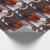 Papier Cadeau Lévrier Afghan blanc (Coin)