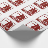 Papier Cadeau Lewis et Clark, signe de guide du trafic, (Coin)