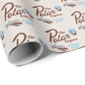 Papier Cadeau L'Express polaire | "Entendez-Vous La Cloche" Retr (Coin rond)