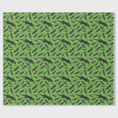 Papier Cadeau Lézard Leapide Reptile Green Gecko (Plat)