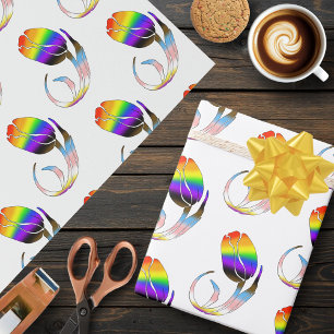 Papier Cadeau LGBTQ plus Tulip Flowers