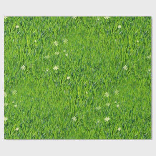 Papier Cadeau L'herbe est du papier d'emballage plus vert (Plat)
