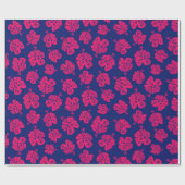 Papier Cadeau L'hibiscus tropical pour un peu de paradis chez so (Plat)