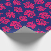 Papier Cadeau L'hibiscus tropical pour un peu de paradis chez so (Coin)