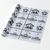 Papier Cadeau L'histoire de Noël (Déroulé)