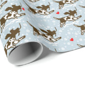 Papier Cadeau L'hiver vient (Coin rond)