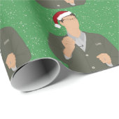 Papier Cadeau L'homme aux algues Noël (Coin rond)