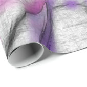 Papier Cadeau Libellule de kaléidoscope (Coin rond)