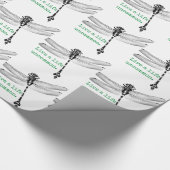 Papier Cadeau Libellule de vie peu commune (Coin)