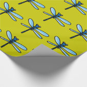 Papier Cadeau libellule d'insecte (Coin)