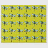 Papier Cadeau libellule d'insecte (Plat)