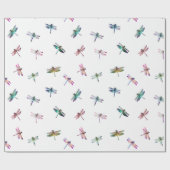Papier Cadeau libellules (Plat)