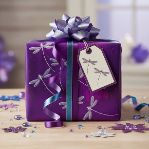 Papier Cadeau Libellules sur l'eau