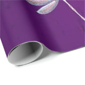 Papier Cadeau Libellules sur l'eau (Coin rond)